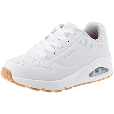 Image de Skechers Garçon Uno Stand On Air Basket, Bordure Synthétique Blanche, 35.5 EU