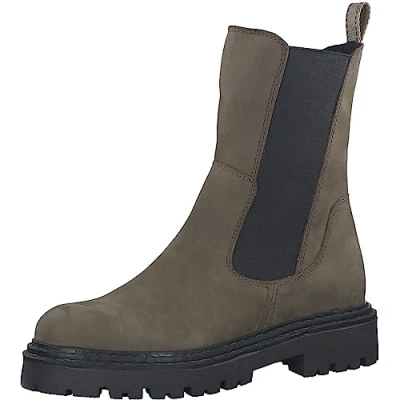 Image de MARCO TOZZI Femme 2 25481 41 734 Chelsea, Olive Nub C, 38 EU