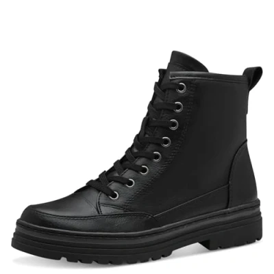 Image de MARCO TOZZI Bottines à Lacets pour Femme 2 25261 43 Botte Tendance, Noir, 38 EU