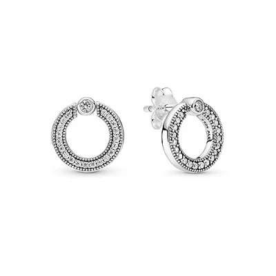 Image de Pandora 299486C01 boucles d&#039;oreilles réversibles