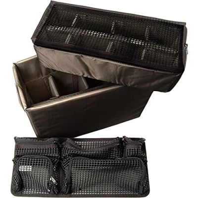 Image de PELI 1445 Kit de séparateurs rembourrés et Pochette Couvercle Utility, Accessoire la Valise Protector Originale, Compatible 1440, Couleur : Noir