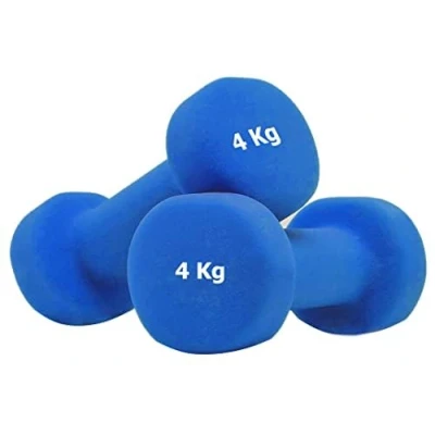 Image de G5 HT SPORT Haltères en néoprène de gymnastique et à domicile antidérapants 0,5 6 kg paire ou simple (2 x 4 kg)