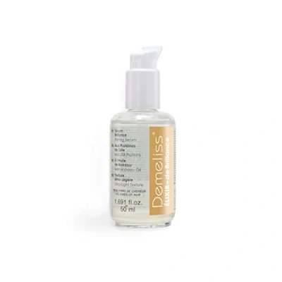 Image de Demeliss Sérum ELIXIR 50ml aux Protéines de Soie pour Cheveux après Coiffage Résultat Brillant et Soyeux Texture Légère Effet Anti Frisottis Sans Sulfate ni Paraben