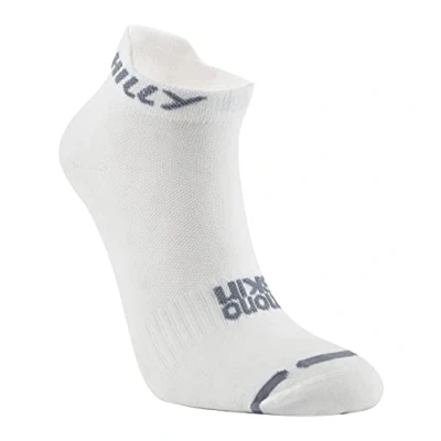 Image de Hilly Active Socklet Zero Cushioning Chaussettes de Course, Noir/Gris, S Mixte