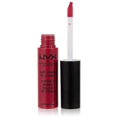 Image de Nyx Professional Makeup SOFT Matte LIP Cream Rouge à lèvres liquide, Femme, Taille: 8 ml, 18 prague