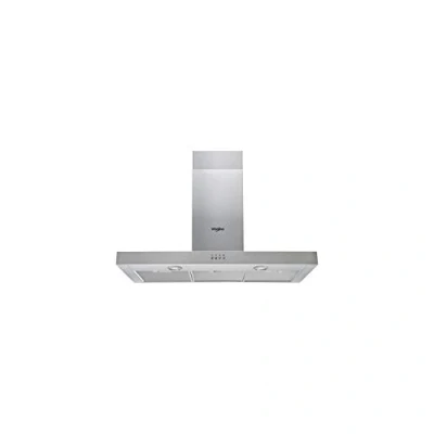 Image de WHIRLPOOL AKR559/3IX Hotte cheminée Evacuation ou recyclage 432 m3 air / h max 65 dB(A) 3 vitesses L 90 cm Inox