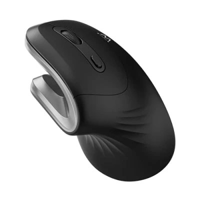 Image de Ewent Souris sans Fil Ergonomique, EW3154, Optique à 6 Touches et Interrupteur Marche/arrêt, 3 DPI réglables, récepteur USB, pour PC, Ordinateur Portable, iPad, Windows, Android, Mac.