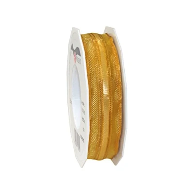 Image de Präsent VENEDIG Bobine de Ruban en Polyester, doré, 12 x 3 cm