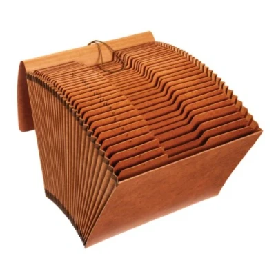 Image de Globe Weis Weis/Pendaflex Classeur extensible 31 poches avec rabat, index 1 31, format lettre, marron, (R117DLHD)
