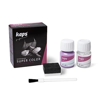 Image de KAPS Super Color Teinture pour Cuir Naturel Matières Synthétiques et Textiles 25 ml Plusieurs couleurs, 155 Lilac