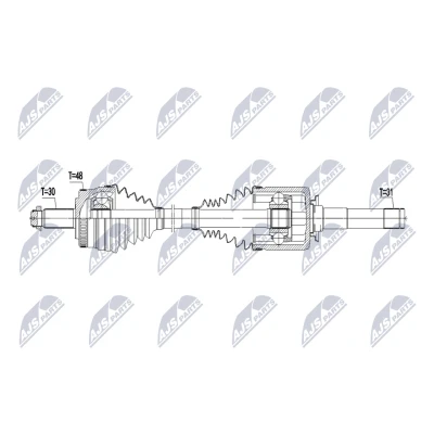 Image de Essieu moteur NTY NPW LR 055