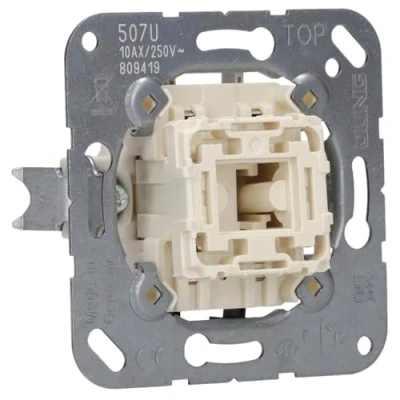 Image de Jung 507U Mécanisme interrupteur 10 AX / 250 V Permutateur