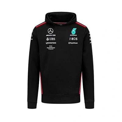 Image de Mercedes AMG Petronas Formula One Team Sweat à Capuche d&#039;équipe 2023 Noir Taille: XL