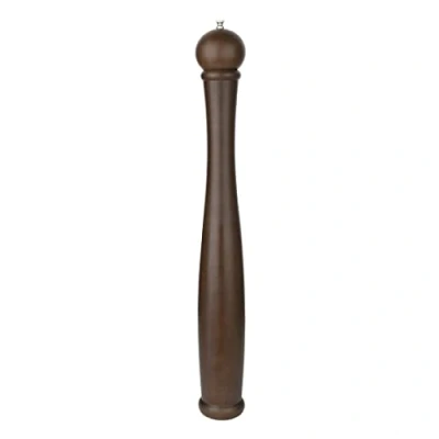 Image de Olympia Grand moulin de table sel / poivre en bois foncé, dimensions : 61 (H) cm, mouture réglable, à ou avec dessus remplaçables S &amp; P, GJ009