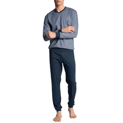 Image de Calida Pyjama, Homme, Taille: Small, Indigo mood