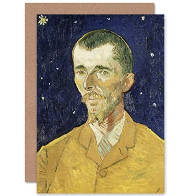 Image de Artery8 Vincent Van Gogh Eugene Boch Fine Art Greeting Card Plus Envelope Blank Inside