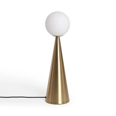 Image de Lampe à Poser Métal et Verre Hipias TECHBREY Doré LED Intérieur