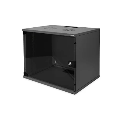 Image de Digitus DN 19 09 U S SW Boîtier mural (l x H P) 540 460 400 mm 9 UH noir (RAL 9005)
