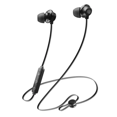 Image de Music Sound Écouteurs Bluetooth avec Microphone pour Smartphone Universel Télécommande Intégrée Batterie 6 Heures Couleur Noir