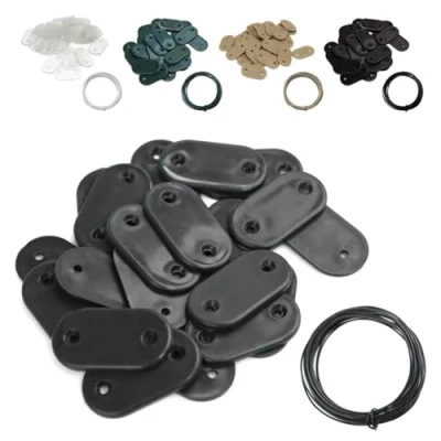 Image de Linxor Kit de fixation pour brise vue, canisse anti UV Plusieurs coloris disponibles