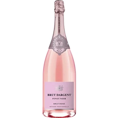 Image de Brut Dargent Vin effervescent Rosé Pinot Noir Magnum Méthode traditionnelle (1 x 1,5 L)