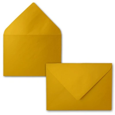 Image de Enveloppes DIN C5//15,3 x 21,8 cm//naßklebung, or métallique, stable 110 g/m²//Quantité de réduction. c5