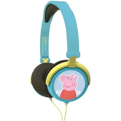 Image de Lexibook Peppa Pig Georges Casque audio stéréo, puissance sonore limitée, pliable et ajustable, bleu/vert, HP015PP.