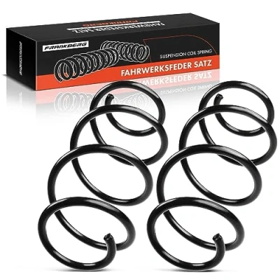 Image de Frankberg 2x ressorts de suspension essieu avant Compatible avec Clio III 2010 2012 Modus/Grand Modus 2021 Replace# 540101261R