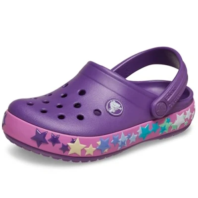 Image de Crocs Crocband Clog T Mixte Enfant Sabots, Lights (Amethyst), 19/20 EU