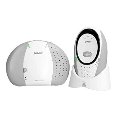 Image de Alecto Babyphone DECT DBX 85GS Surveillance bébé, Gris Clair