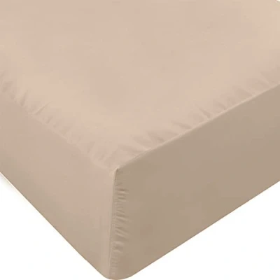 Image de Utopia Bedding Drap Housse en Microfibre Douce, Poches Profondes, résistant au rétrécissement et à la décoloration, Facile d&#039;entretien, 1 Seul (Beige)