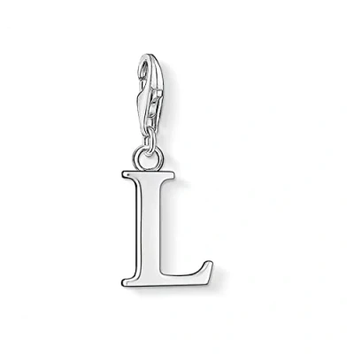 Image de Thomas Sabo Charm Club 0186 001 12 Pendentif breloque pour femme, en forme de lettre L argent Sterling 925