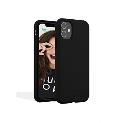 Image de JAYM Coque Silicone Premium Noir pour Apple iPhone 15 [Compatible Magsafe] 100% et Microfibre Renforcée Ultra Doux Neuf
