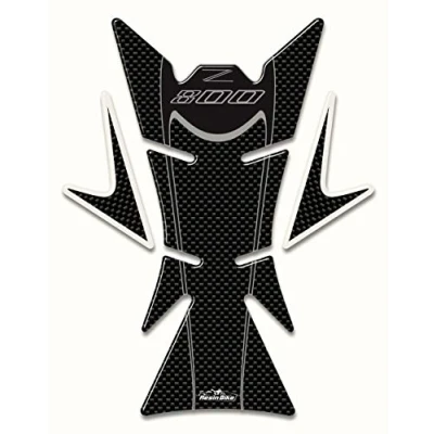 Image de Resin Bike Autocollant Moto Compatibles avec Kawasaki Z800. Protection de Réservoir Contre Les Chocs et Éraflures. 3D Résinés Version Universelle Made in Italy