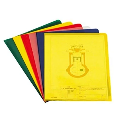 Image de Durable 233705 Boite de 100 Pochettes coin A4 PP 012 mm Vert