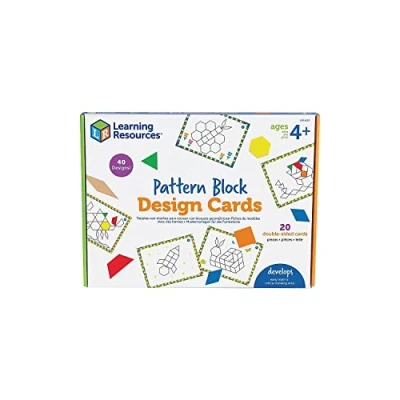 Image de Learning Resources Cartes de motifs avec des formes, reconnaissance couleurs, jouet STEM, à partir 4 ans