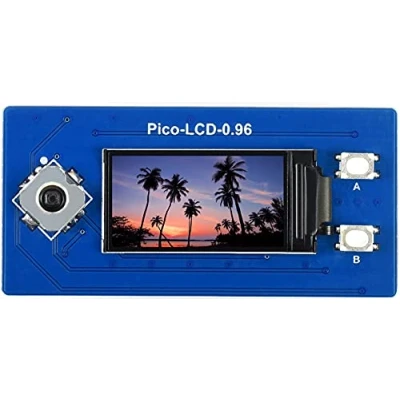 Image de Écran LCD 0.96 Pouces pour Raspberry Pi Pico, Module d&#039;affichage 65K Couleurs, IPS, 160x80 Pixels, Pilote ST7735S Intégré, Utilisant Bus SPI, Compatible avec Pico Broches