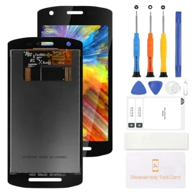 Image de LADYSON Écran LCD pour Zebra TC21 TC26 Remplacement de l&#039;écran Diaply Tactile Digitizer Assemblée Pièces Réparation avec Outils(Noir)