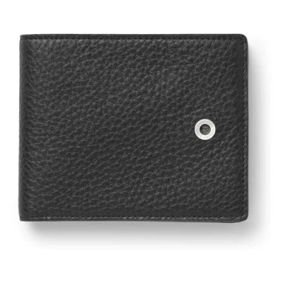 Image de Graf von Faber Castell 118715 Porte monnaie Cashmere, noir, avec compartiment pour la monnaie, les billets et compartiments cartes