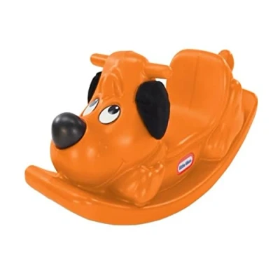 Image de Little Tikes Cheval à Bascule, Jeu Actif pour Les Tout Petits, poignées unidirectionnelles avec poignée et Selle Stable la sécurité, Construction Robuste, Chien, Orange