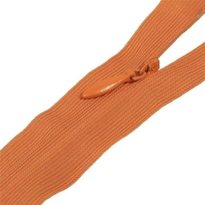 Image de Fermeture invisible non séparable ajustable orange Taille 60cm
