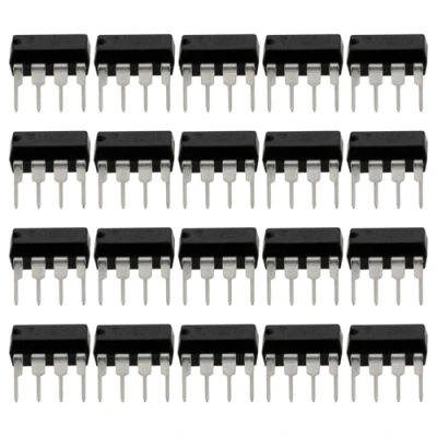 Image de OTOTEC 20 Pièces Puces IC d&#039;amplificateur Opérationnel de Remplacement TL082CP TL082 DIP 8 Puce d&#039;entrée JFET à Faible Bruit pour Le Traitement Du Signal Audio
