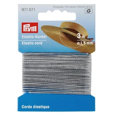 Image de Prym Pym Silver (1,5 mm, 3M) Cordon élastique 1 unité