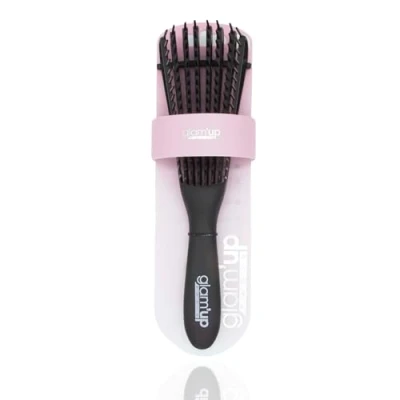 Image de Glam’Up Paris Brosse à Cheveux Démêlante Idéal Bouclés et Frisés Detangling Boucles Définies Parfait sur Mouillés ou Humides