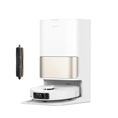 Image de dreame L40 Ultra Robot Aspirateur Laveur avec Serpillière Amovible et relevable, Brosse latérale Extensible relevable,11 000 Pa, la Plaque de Lavage l&#039;eau Chaude à 65C