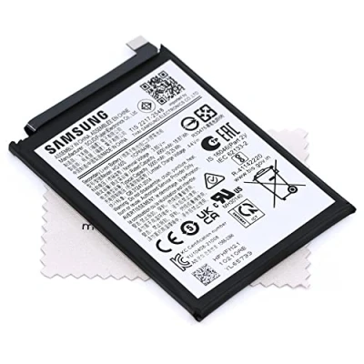 Image de Batterie pour d&#039;origine HQ 50S Samsung Galaxy A03 (A036F) avec Chiffon de Nettoyage d&#039;écran mungoo