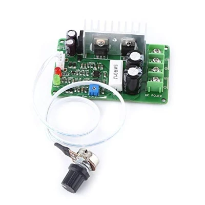 Image de 12V / 24V 36V PWM DC Moteur Régulateur de Vitesse Potentiomètre Protection Panneau Commande 15A