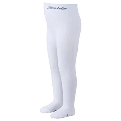 Image de Sterntaler Calzamaglia Uni, Bas Autofixants Bébé fille, Blanc (Weiss 500), 62 (Taille fabricant: 4 5 Monate)