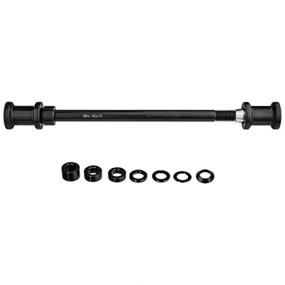 Image de Topeak Journey Trail TX Kit p10, 180mm Al 7075 CNC Thru Axle W/M12 x Pitch 1.0mm Thread, W/Spacer Axe Adulte Unisexe, Noir (Noir), 180 mm 1,5 / 18 cm