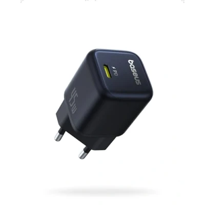 Image de Baseus PicoGo Chargeur USB C, 45 W, bloc d&#039;alimentation PD 3.0 PPS rapide, compatible avec iPhone 16/16 Pro Max/15 12, Galaxy S24 Ultra, Pixel, iPad Pro/Air, Steam Deck